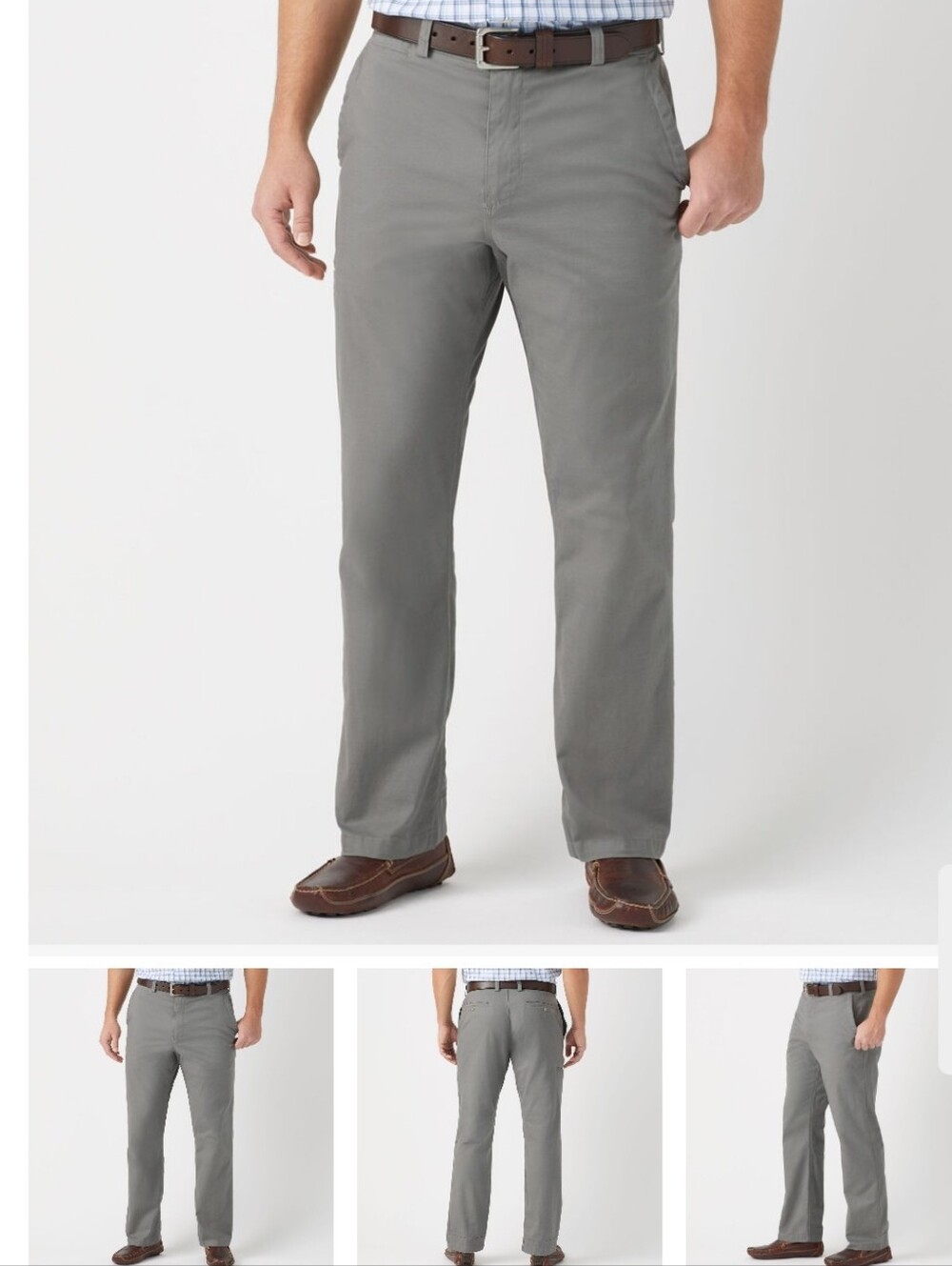 NWOT! Duluth Duluthflex Ballroom Relaxed Fit Pants Khaki Gray Size 34x30